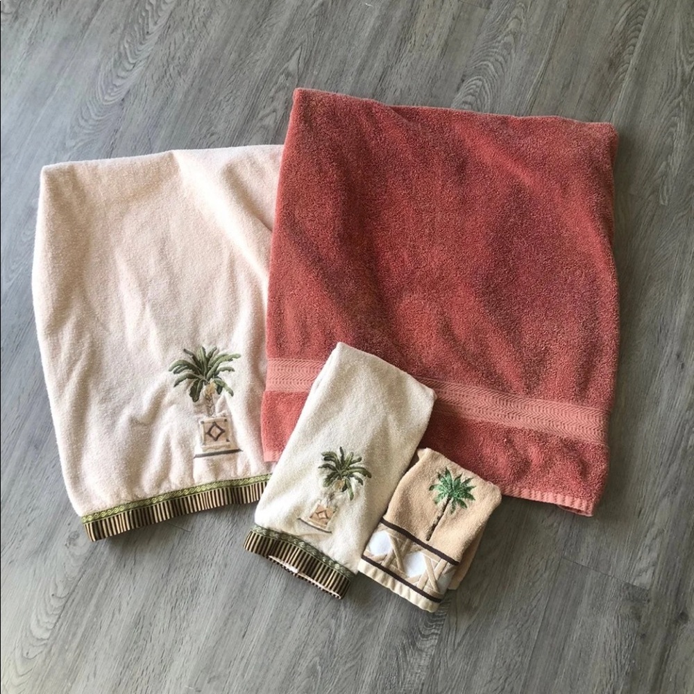 Palm Tree Towel Set